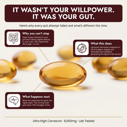 rareform™ Oil of Oregano. It's Not Your Willpower. It's Your Gut.