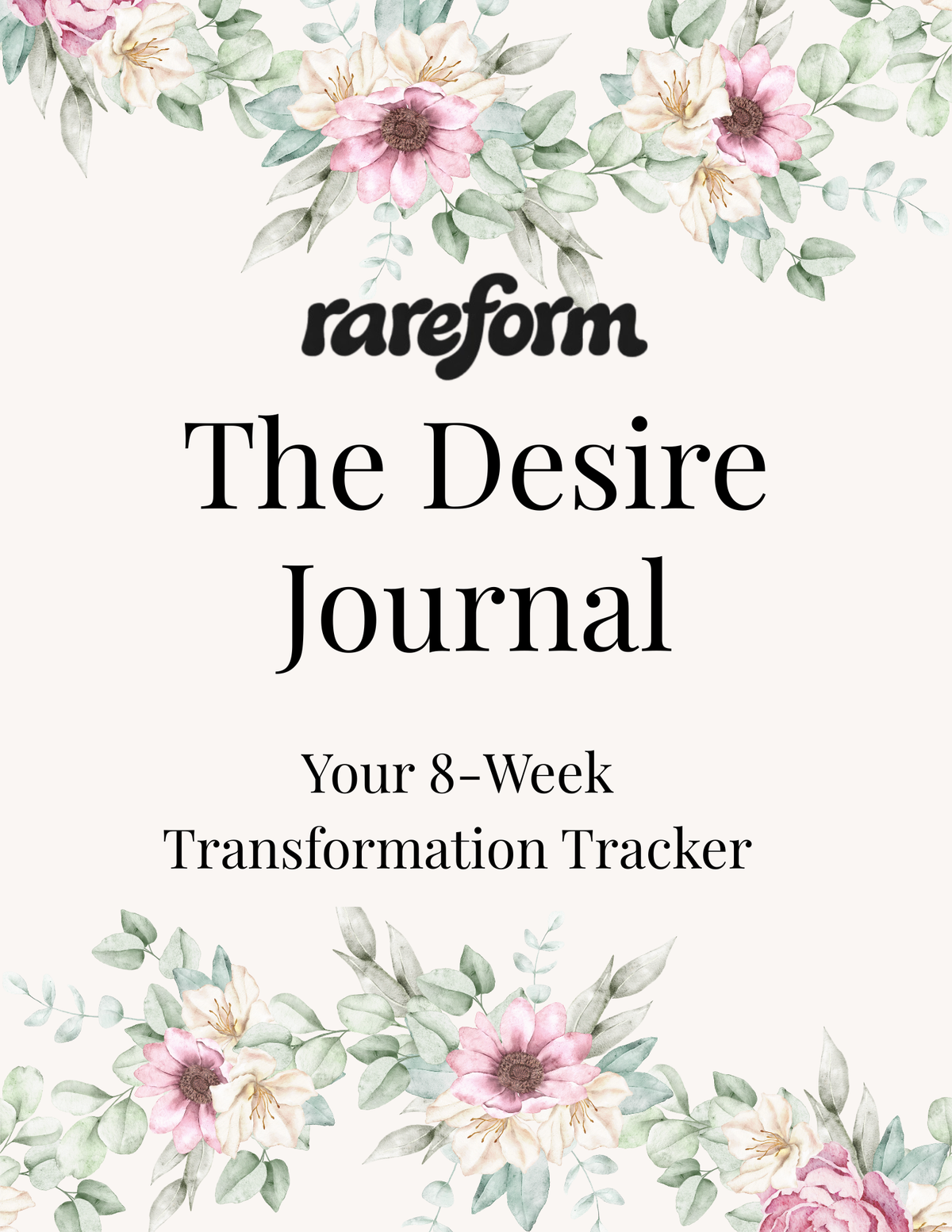 The Desire Journal - 8 Week Tracker